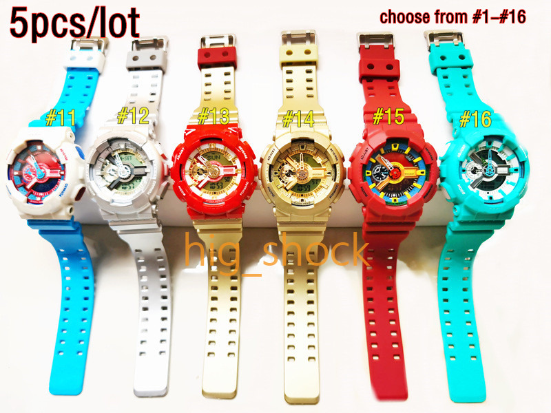 5pcs/lot style brand new men's wristwatch favorable Sport dual display GMT Digital LED reloj hombre Army Military watch relogio masculino dropship, 5pcs a lot;choose from #1-#16
5pcs/lot style brand new men's wristwatch favorable Sport dual display GMT Digital LED reloj hombre Army Military watch relogio masculino dropship, 5pcs a lot;choose from #1-#16