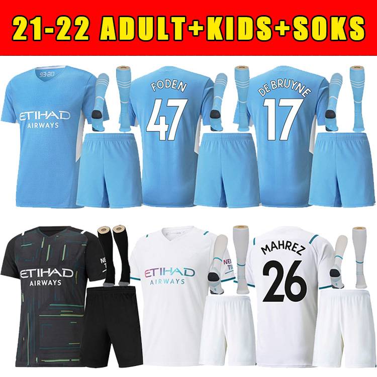 Thailand quality Manchester soccer jerseys 21 22 MAN GREALISH CITY STERLING FERRAN DE BRUYNE FODEN 2021 2022 football shirts men + kids kit+, Black
Thailand quality Manchester soccer jerseys 21 22 MAN GREALISH CITY STERLING FERRAN DE BRUYNE FODEN 2021 2022 football shirts men + kids kit+, Black