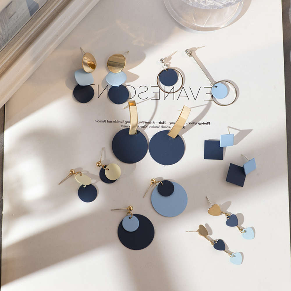 earrings 925 silver needle Korean fashion Blue Earrings female simple literature girl versatile temperament earrings, Golden
earrings 925 silver needle Korean fashion Blue Earrings female simple literature girl versatile temperament earrings, Golden