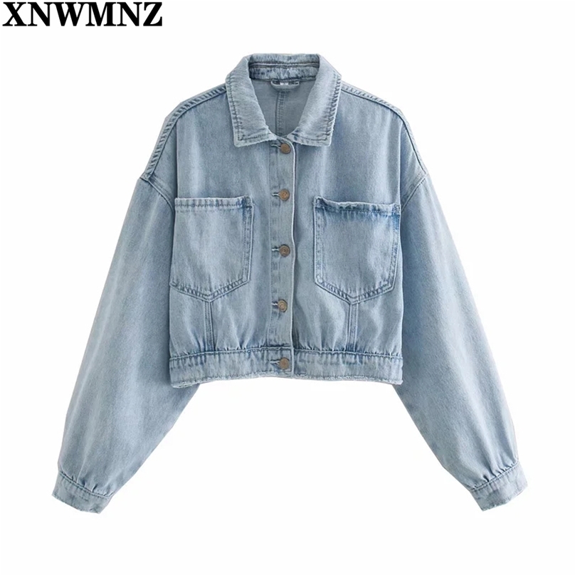 Women Denim Jcket Casual Blue Jackets Spring Long Sleeve Oversize Loose Jeans Coats Female Women's chic tops 210520
Women Denim Jcket Casual Blue Jackets Spring Long Sleeve Oversize Loose Jeans Coats Female Women's chic tops 210520