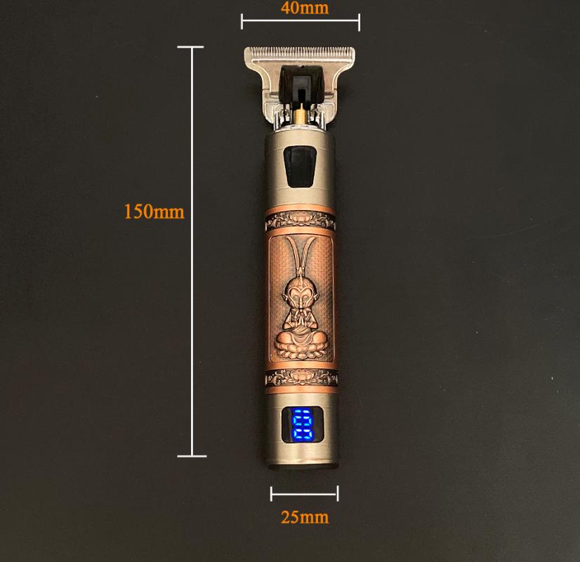 Hair Clippers T9 0mm Professional Clipper Electric Rechargeable Men Shaver Beard Trimmer Barber Cut Cutting Machine