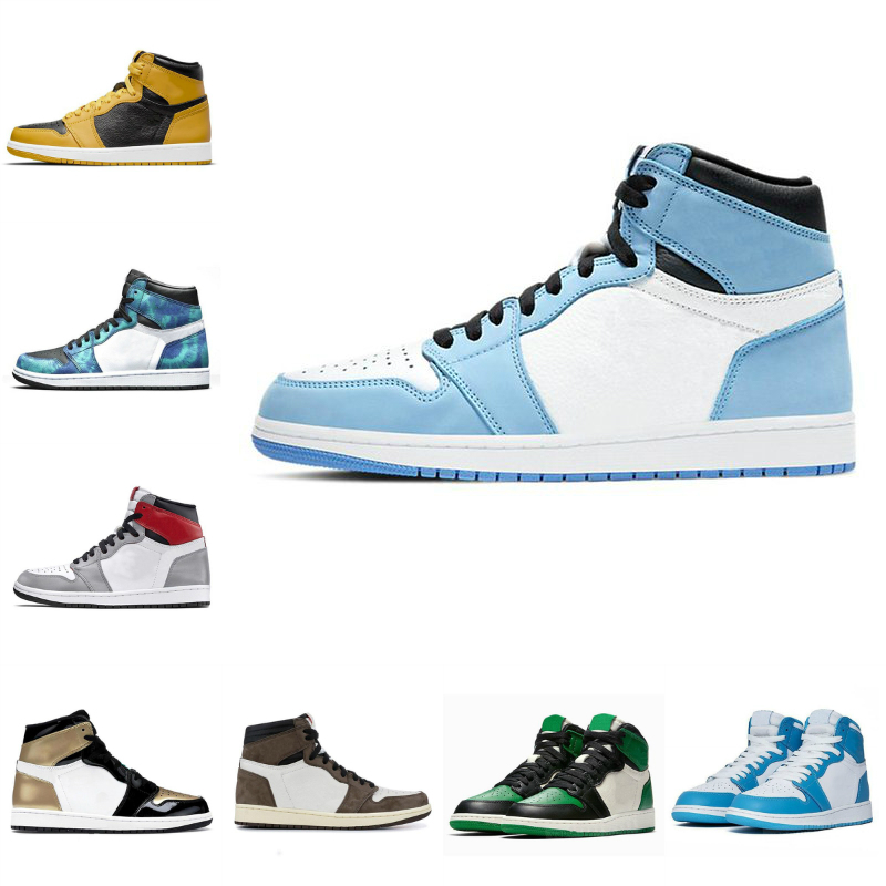 2021 Jumpman 1 1s Mens OG Basketball Shoes Obsidian UNC Hyper Royal University Blue Lucky Green Twist Women Sneakers Trainers Size 36-46
2021 Jumpman 1 1s Mens OG Basketball Shoes Obsidian UNC Hyper Royal University Blue Lucky Green Twist Women Sneakers Trainers Size 36-46