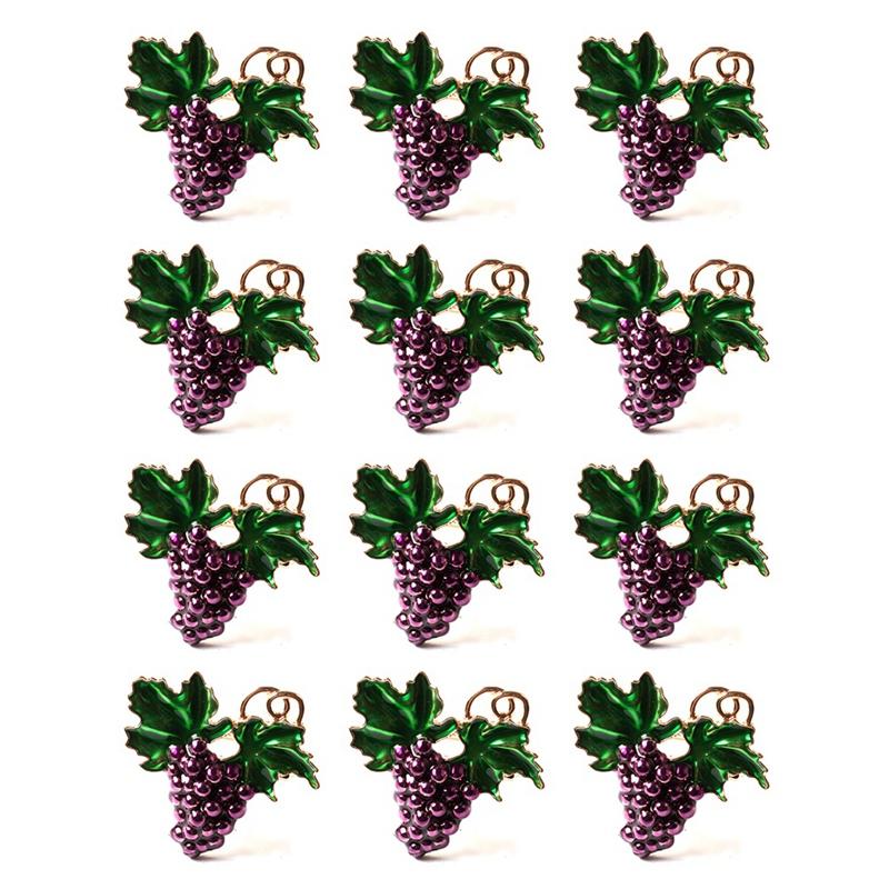 Napkin Rings Set Of 12, Fruit Grape Metal Holder For Party Supplies Dress Up Wedding Bridal Dinner Table Decor
Napkin Rings Set Of 12, Fruit Grape Metal Holder For Party Supplies Dress Up Wedding Bridal Dinner Table Decor