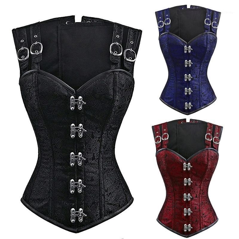 Bustiers & Corsets Gothic Steampunk Steel Boned Vintage Corset Bustier Waist Cincher Sleeveless Vest Renaissance Tummy Slimming Shapewear, Black
Bustiers & Corsets Gothic Steampunk Steel Boned Vintage Corset Bustier Waist Cincher Sleeveless Vest Renaissance Tummy Slimming Shapewear, Black