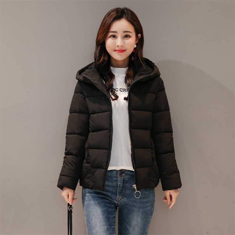 Winter Hooded Short Jacket Women Plus Size Solid Women's Parkas Stand Collar Loose Cotton Padded Casual Thick Coat Ladies 211108, Black
Winter Hooded Short Jacket Women Plus Size Solid Women's Parkas Stand Collar Loose Cotton Padded Casual Thick Coat Ladies 211108, Black