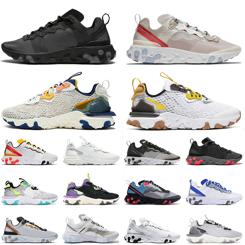 2021 Fashion epic react vision element 55 87 mens womens running shoes Schematic Triple Black White Iridescent Tour Yellow outdoor sports trainers sneakers, D2 black iridescent 36-45
2021 Fashion epic react vision element 55 87 mens womens running shoes Schematic Triple Black White Iridescent Tour Yellow outdoor sports trainers sneakers, D2 black iridescent 36-45
