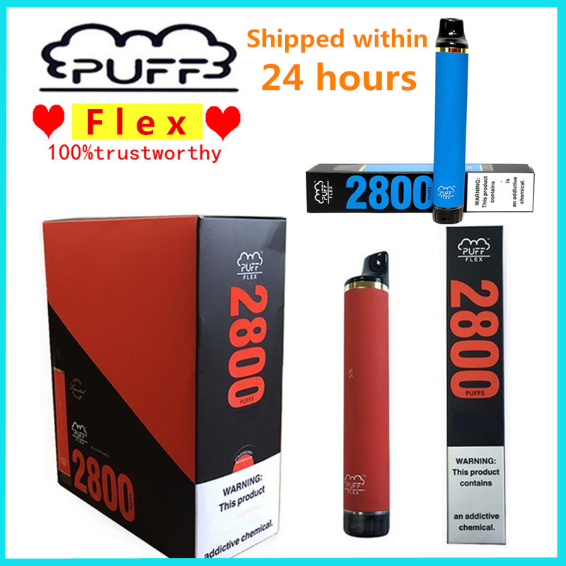Puff Bars Flex cigarettes 100% original disposable 8ml vape pen battery 2800puff plus device 5% cartridges e bestvaporseller
Puff Bars Flex cigarettes 100% original disposable 8ml vape pen battery 2800puff plus device 5% cartridges e bestvaporseller
