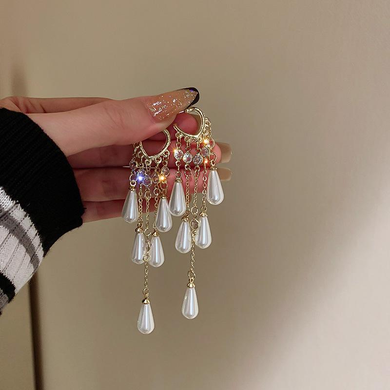 Dangle & Chandelier 2022 Long Tassels Water Drop Modelling Earrings Fresh Joker Hyperbole Style Fine Pearl Temperament Women
Dangle & Chandelier 2022 Long Tassels Water Drop Modelling Earrings Fresh Joker Hyperbole Style Fine Pearl Temperament Women