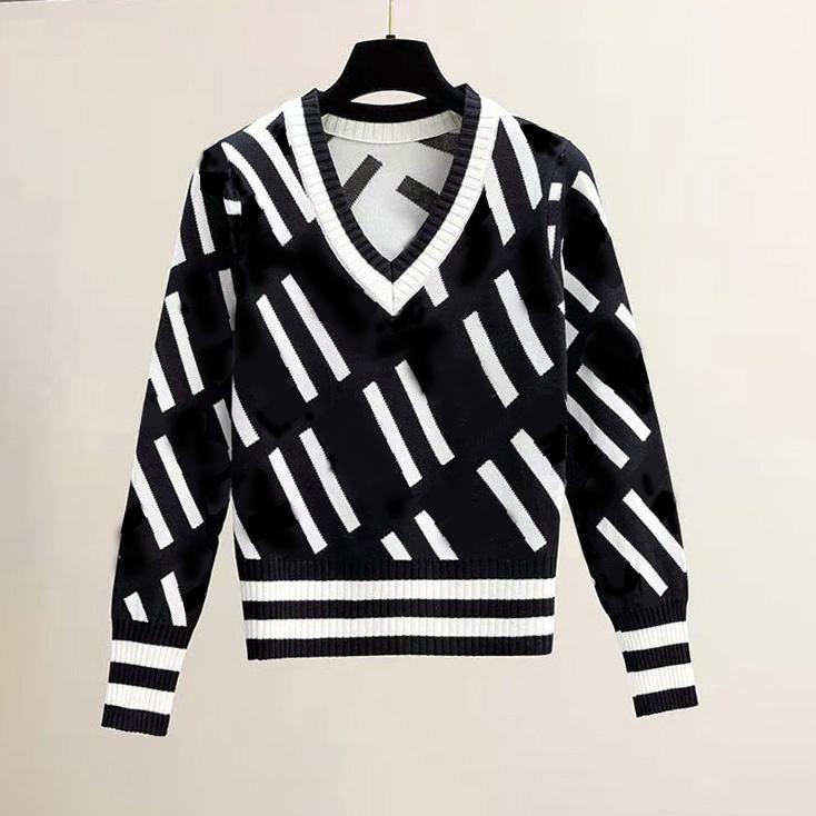 21 Women' Sweaters Casual Knit Contrast Color Long Sleeve Autumn Fashion Wear Classic ladies sweater cardigan neck cotton designer luxury clothes
21 Women' Sweaters Casual Knit Contrast Color Long Sleeve Autumn Fashion Wear Classic ladies sweater cardigan neck cotton designer luxury clothes