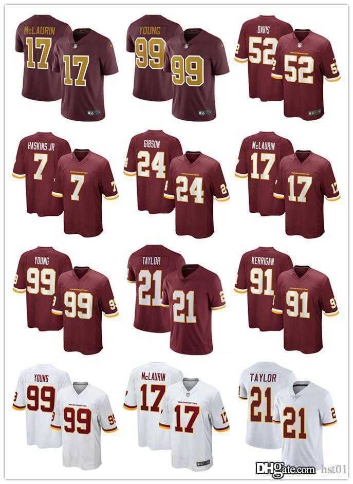 Men Women Washington's Football Team Jersey 52 Jamin Davis 99 Chase Young 17 Terry McLaurin 91 Ryan Kerrigan 21 Sean Taylor Football Jers, Color
Men Women Washington's Football Team Jersey 52 Jamin Davis 99 Chase Young 17 Terry McLaurin 91 Ryan Kerrigan 21 Sean Taylor Football Jers, Color