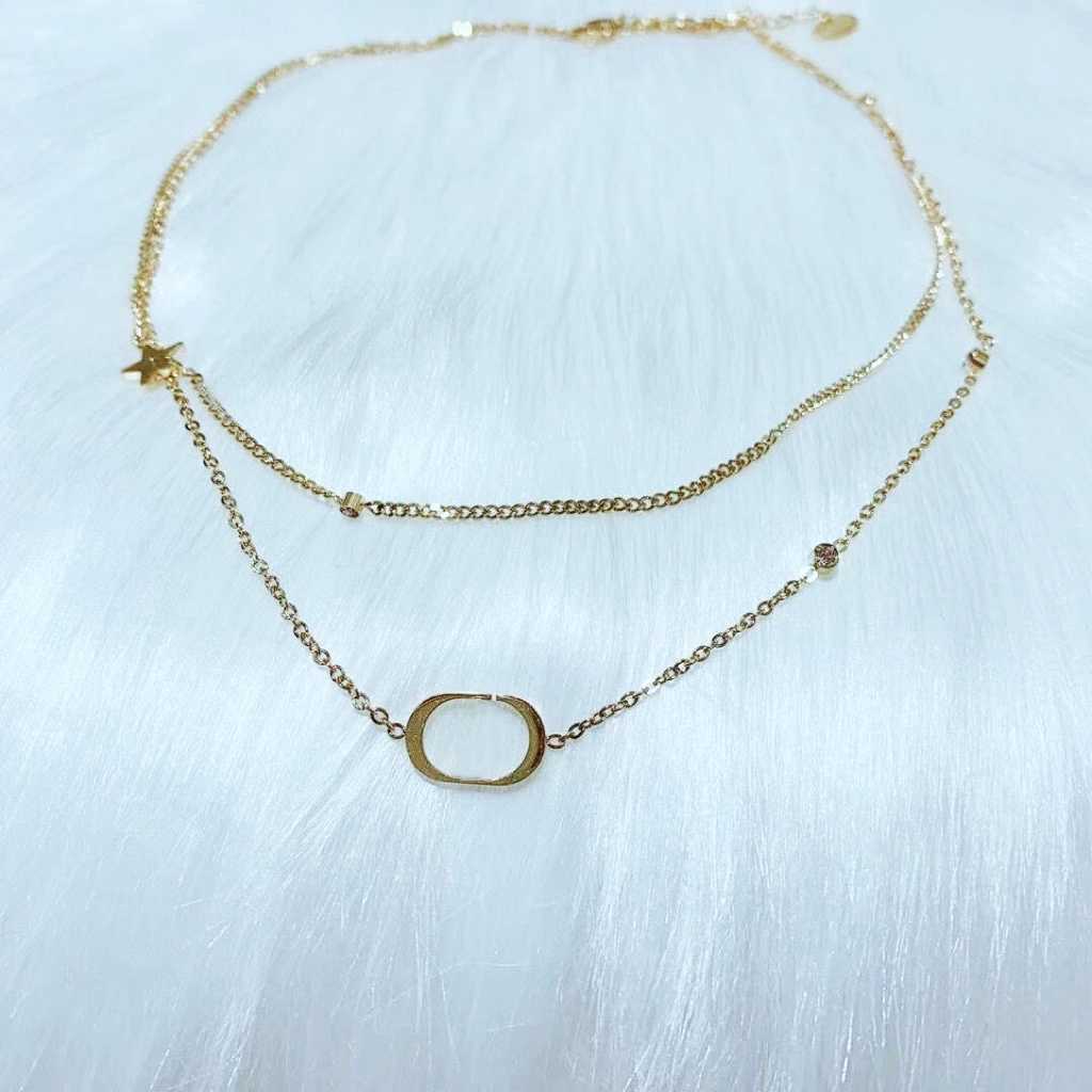 Necklace D 2021 Designer Have Stamps Double Necklace Pendant For Lady Design Womens Party Wedding Engagement Jewelry For Bride With Box
Necklace D 2021 Designer Have Stamps Double Necklace Pendant For Lady Design Womens Party Wedding Engagement Jewelry For Bride With Box