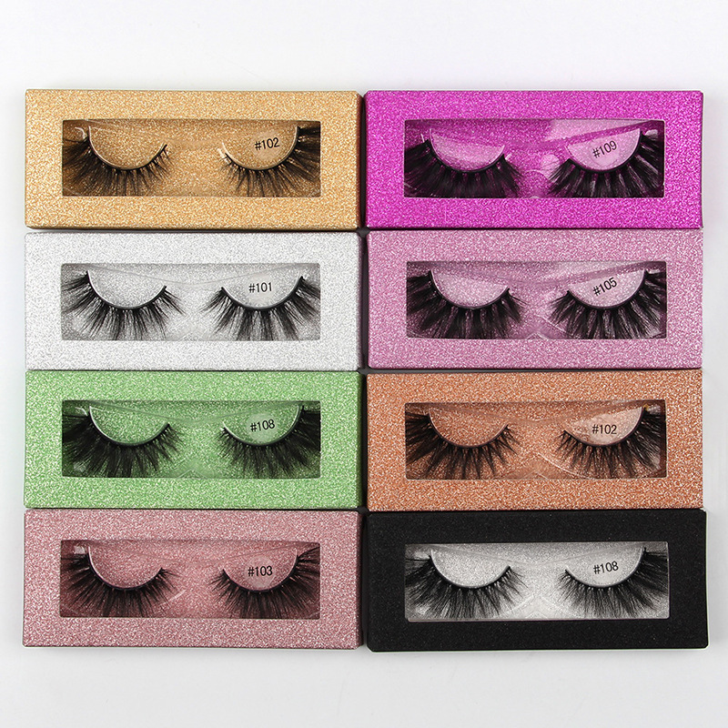Faux Mink False Eyelashes Wholesale 10 Styles 3D Eye Lashes Pack Natural Thick Handmade Makeup Bulk Items Soft Make Up Extension Series Fluffy Lash