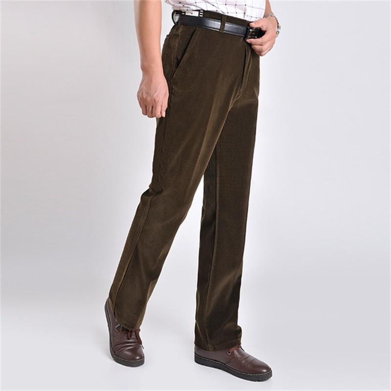 Men's Pants Spring And Autumn Corduroy Business Casual High Waist Velvet Middle-aged Straight, Black
Men's Pants Spring And Autumn Corduroy Business Casual High Waist Velvet Middle-aged Straight, Black