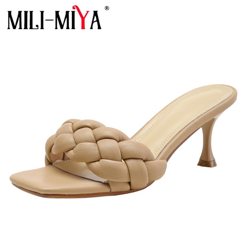 MILI-MIYA Fashion Women Lace Up Sandals High Heel Summer Solid Color Woven Square Toe Ankle Cross Strap Party Dress Shoes, Black
MILI-MIYA Fashion Women Lace Up Sandals High Heel Summer Solid Color Woven Square Toe Ankle Cross Strap Party Dress Shoes, Black
