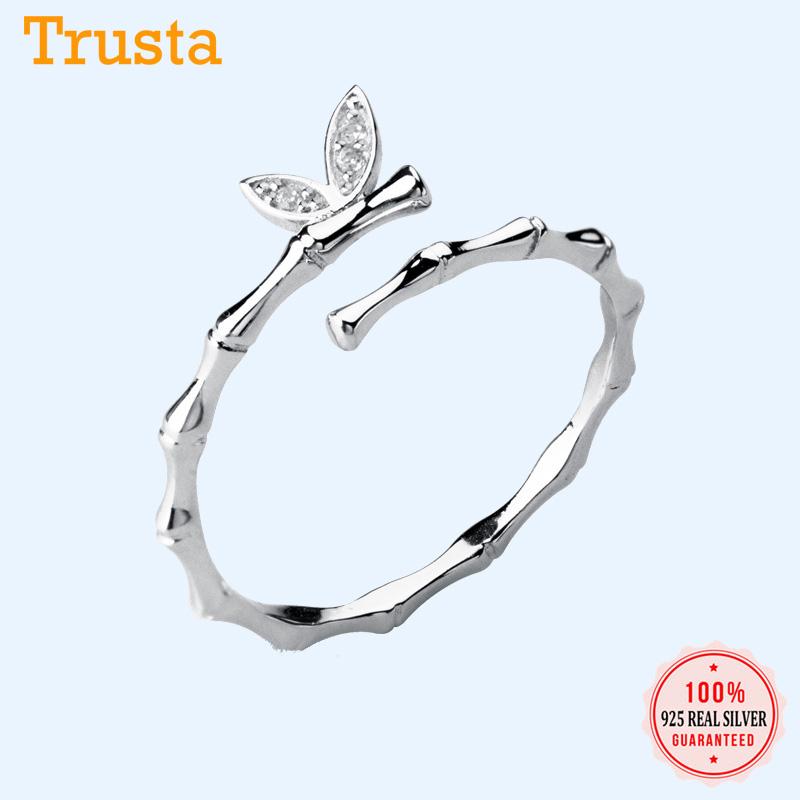 Cluster Rings Trustdavis Genuine 925 Sterling Silver Animal Butterfly Bamboo Opening Finger Ring For Women Jewelry Gift DA417
Cluster Rings Trustdavis Genuine 925 Sterling Silver Animal Butterfly Bamboo Opening Finger Ring For Women Jewelry Gift DA417