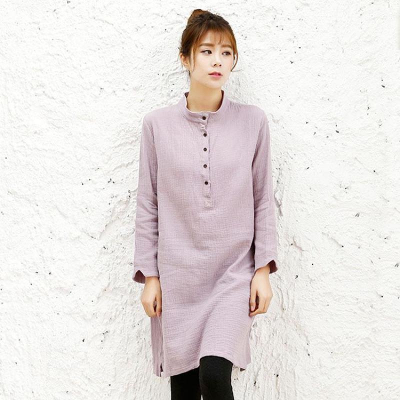 Women's Blouses & Shirts 2021 Spring Original Modified Shirt Cotton Flax Loose Blouse Girl Kimono Plus Size Blusas Women Tops Vintage Big, Lavender
Women's Blouses & Shirts 2021 Spring Original Modified Shirt Cotton Flax Loose Blouse Girl Kimono Plus Size Blusas Women Tops Vintage Big, Lavender