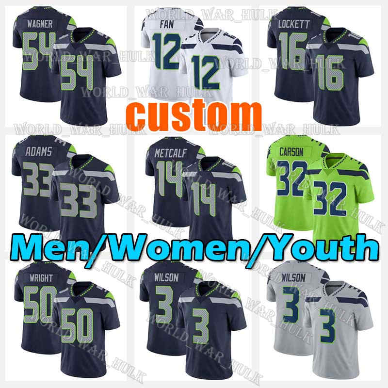 Custom 3 Russell Wilson Football Jerseys D.K. Metcalf Michael Dickson Shaquem Griffin Chris Carson KJ Wright LJ Collier Jamal Adams SeattleSeahawkCody Barton, Custom men (hai ying)
Custom 3 Russell Wilson Football Jerseys D.K. Metcalf Michael Dickson Shaquem Griffin Chris Carson KJ Wright LJ Collier Jamal Adams SeattleSeahawkCody Barton, Custom men (hai ying)