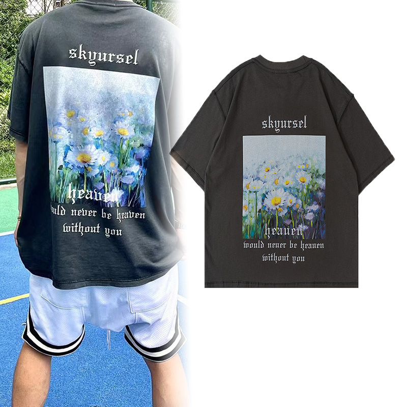 2021 USA EUROPE Spring Summer marguerite painting photo Tee Skateboard Daisy T shirt Men Women Short Sleeve oversize Casual cotton Tshirt, Black daisy tee
2021 USA EUROPE Spring Summer marguerite painting photo Tee Skateboard Daisy T shirt Men Women Short Sleeve oversize Casual cotton Tshirt, Black daisy tee