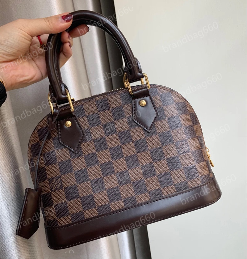 Designers Alma Bb Ladies Cosmetic Crossbody Bags Women Shoulder Bags luxurys Bag Leather Handbags Shell Wallet Purse Tote, Coffee damier
Designers Alma Bb Ladies Cosmetic Crossbody Bags Women Shoulder Bags luxurys Bag Leather Handbags Shell Wallet Purse Tote, Coffee damier