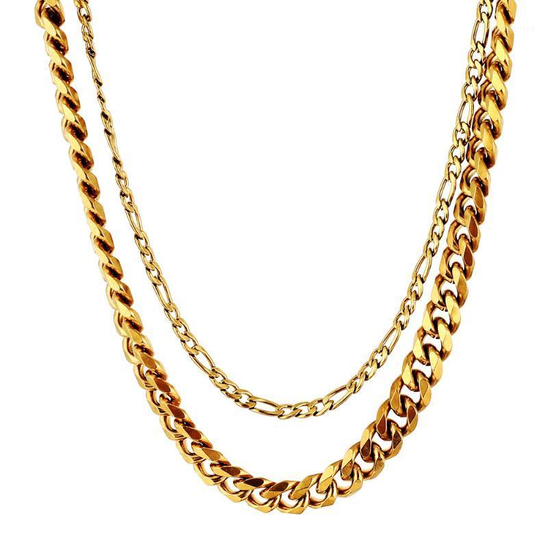 Chains Stainless Steel Multi-layer Chunky Geometry Figaro Link Chain Necklaces For Woman Men Hip Hop Choker Necklace Jewelry
Chains Stainless Steel Multi-layer Chunky Geometry Figaro Link Chain Necklaces For Woman Men Hip Hop Choker Necklace Jewelry