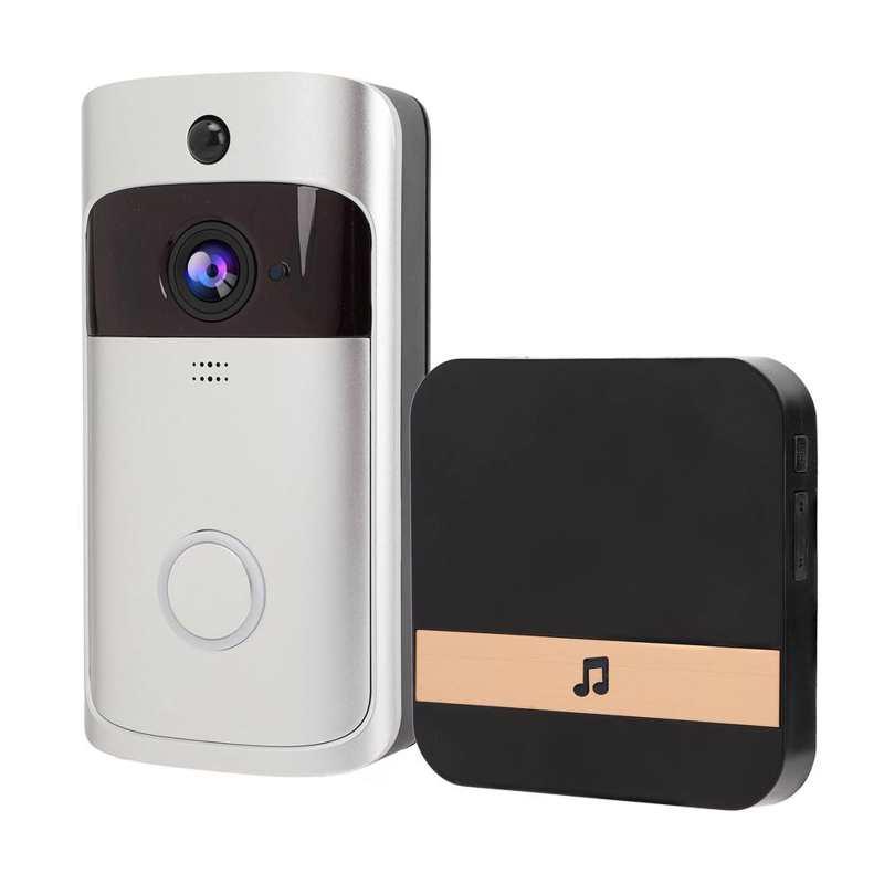Doorbells Video Doorbell Door Security Camera Two Way Audio Intelligent Cordless WIFI For Household
Doorbells Video Doorbell Door Security Camera Two Way Audio Intelligent Cordless WIFI For Household