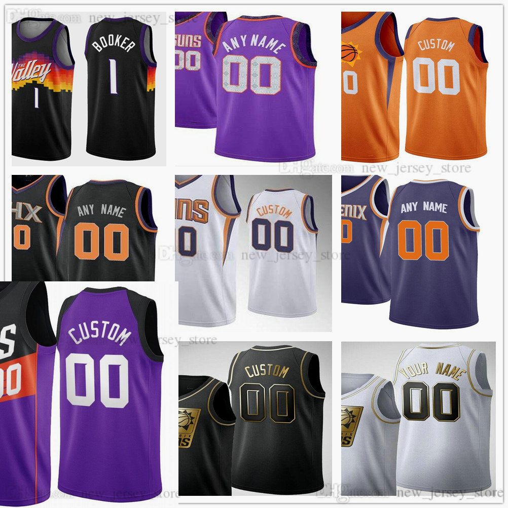 Custom Printed Devin 1 Booker Chris 3 Paul Basketball Jerseys Deandre 22 Ayton Mikal 25 Bridges Jae 99 Crowder Dario 20 Saric 23 Cameron 4 Jevon Johnson Carter 55 Moore, As picture
