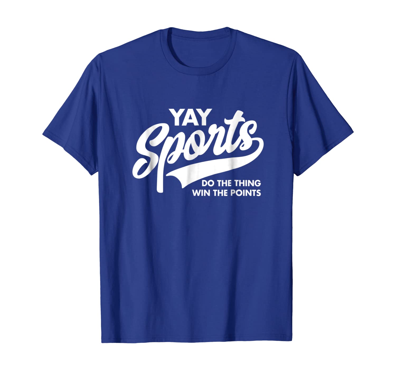 Yay Sports Do the Thing Win the Points Shirt Swash (White), White;black