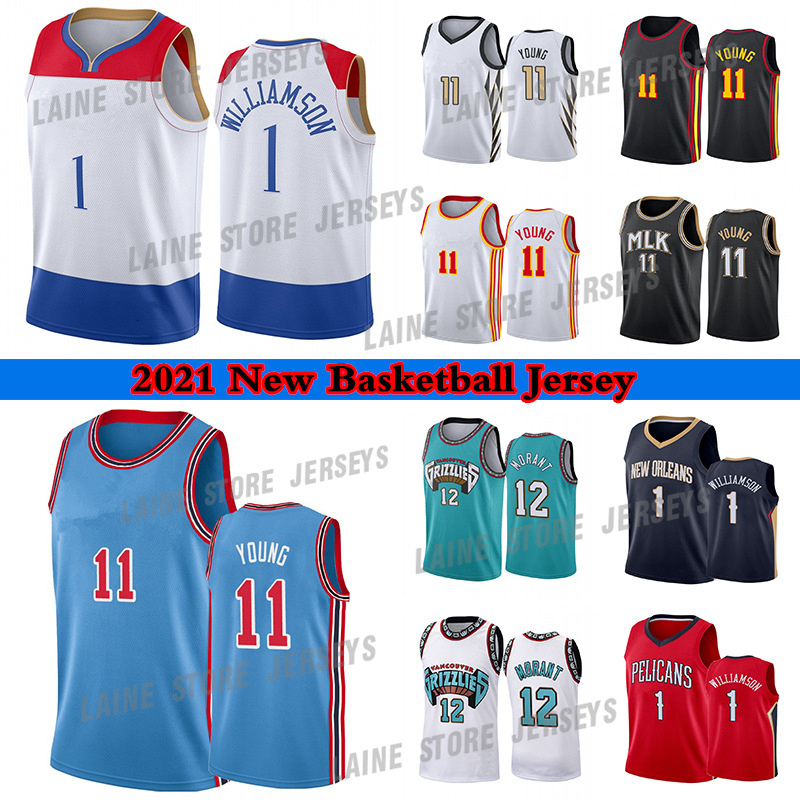 Ja 12 Morant Trae Zion 1 Young Williamson Basketball Jersey Memphis Grizzlies Orleans 11 Pelicans
Ja 12 Morant Trae Zion 1 Young Williamson Basketball Jersey Memphis Grizzlies Orleans 11 Pelicans