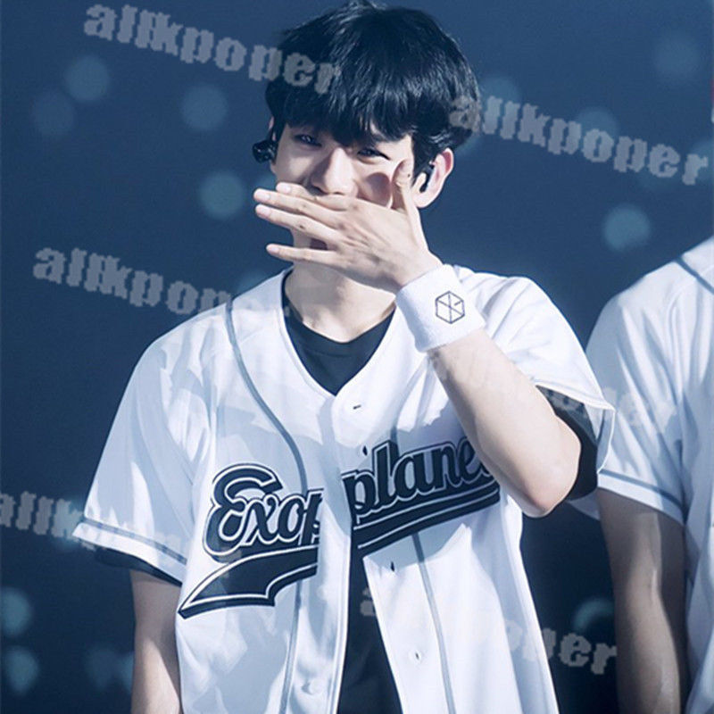 EXO Planet 3 EXOrDIUM T-shirt In Seoul KPOP Unisex BUTTON DOWN Tshirt Baekhyun Summer Tops Fashion Korean Fans Tees 210406