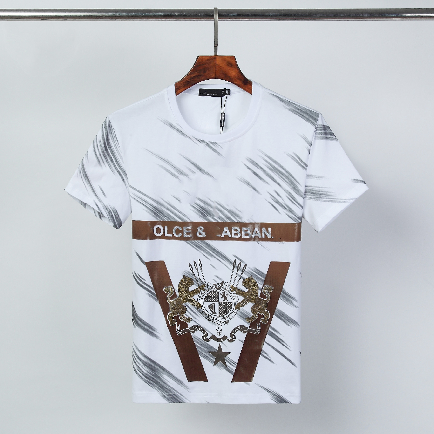 2021 Fashion mens t shirt summer Short sleeve top European American 3D printing T-shirt men women couples high quality Casual clothes large size