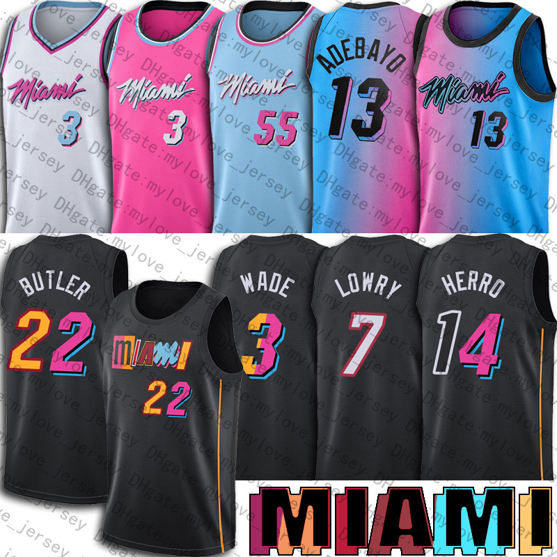 Miamis 7 Kyle Jimmy Lowry Butler Jersey Heats Basketball 14 Tyler Bam Herro Adebayo Jerseys Dwyane Robinson Wade Uniform
Miamis 7 Kyle Jimmy Lowry Butler Jersey Heats Basketball 14 Tyler Bam Herro Adebayo Jerseys Dwyane Robinson Wade Uniform