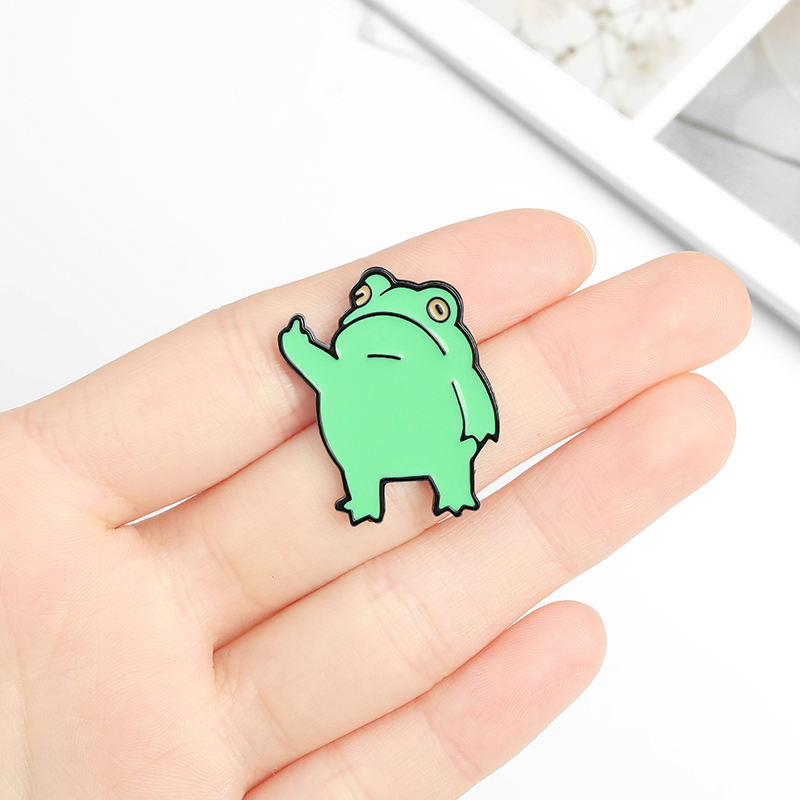 Funny Frog Cute Enamel Pins Green Popular Fashion Brooches For Kids Gifts Lapel Pins Clothes Bags 957 T2
Funny Frog Cute Enamel Pins Green Popular Fashion Brooches For Kids Gifts Lapel Pins Clothes Bags 957 T2