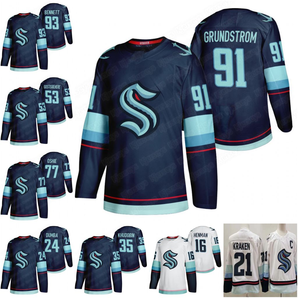 2021 Seattle Kraken Carl Grundstrom Jersey Yanni Gourde Luke Henman Morgan Geekie Nathan Bastian Gavin Bayreuther Vitek Vanecek T.J. Oshie Colin Blackwell Jerseys, Men's s-xxxl
2021 Seattle Kraken Carl Grundstrom Jersey Yanni Gourde Luke Henman Morgan Geekie Nathan Bastian Gavin Bayreuther Vitek Vanecek T.J. Oshie Colin Blackwell Jerseys, Men's s-xxxl