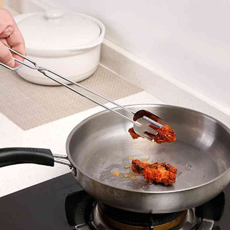 Shape Cooking pan Grilled food Clip Bbq Tool Tang Outdoor Cooking Gadget