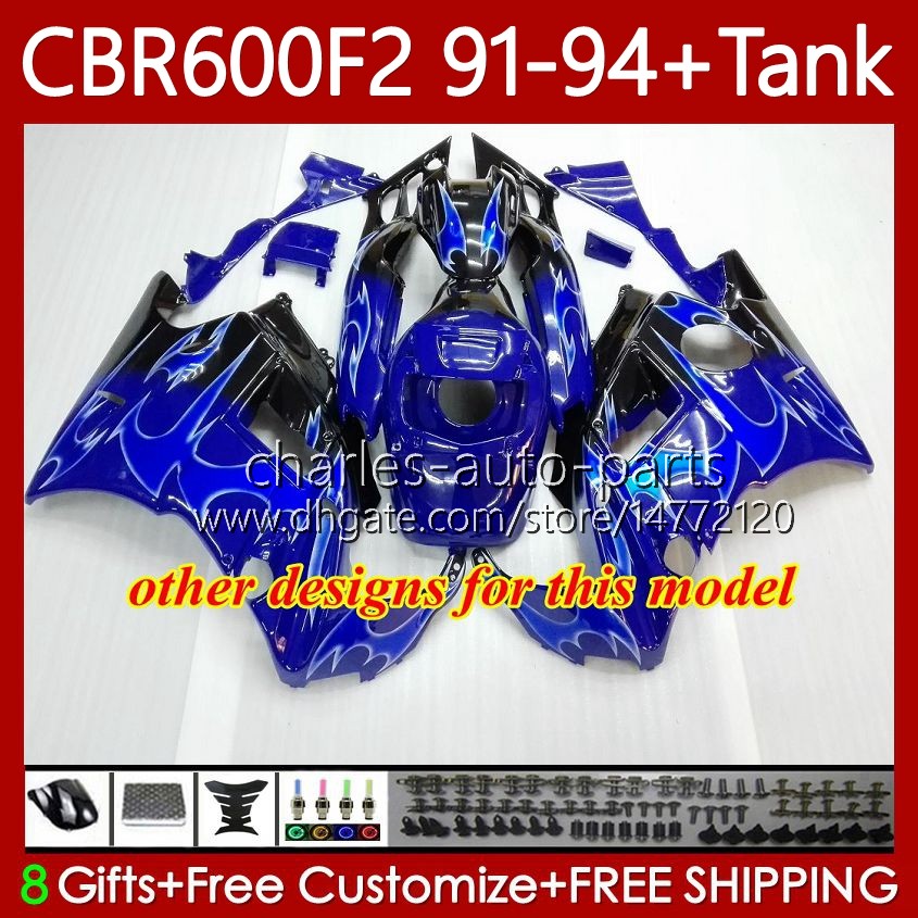Body For HONDA CBR-600 CBR 600 CBR600 Pink grey F2 FS CC 600F2 91 92 93 94 63No.264 600FS CBR600F2 600CC 1991-1994 Bodywork CBR600FS 1991 1992 1993 19