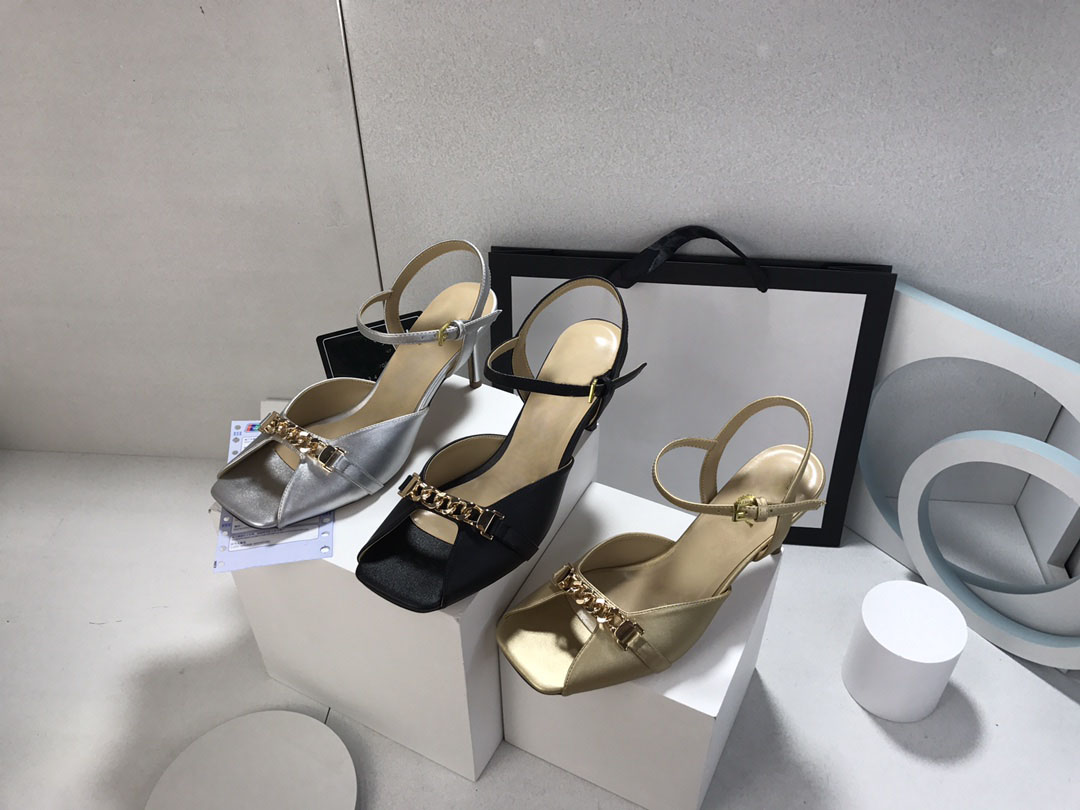 Classic high heel sandals thick leather suede women's shoes metal chain 7CM highs heels belt buckle sexy ladies, Customize
Classic high heel sandals thick leather suede women's shoes metal chain 7CM highs heels belt buckle sexy ladies, Customize