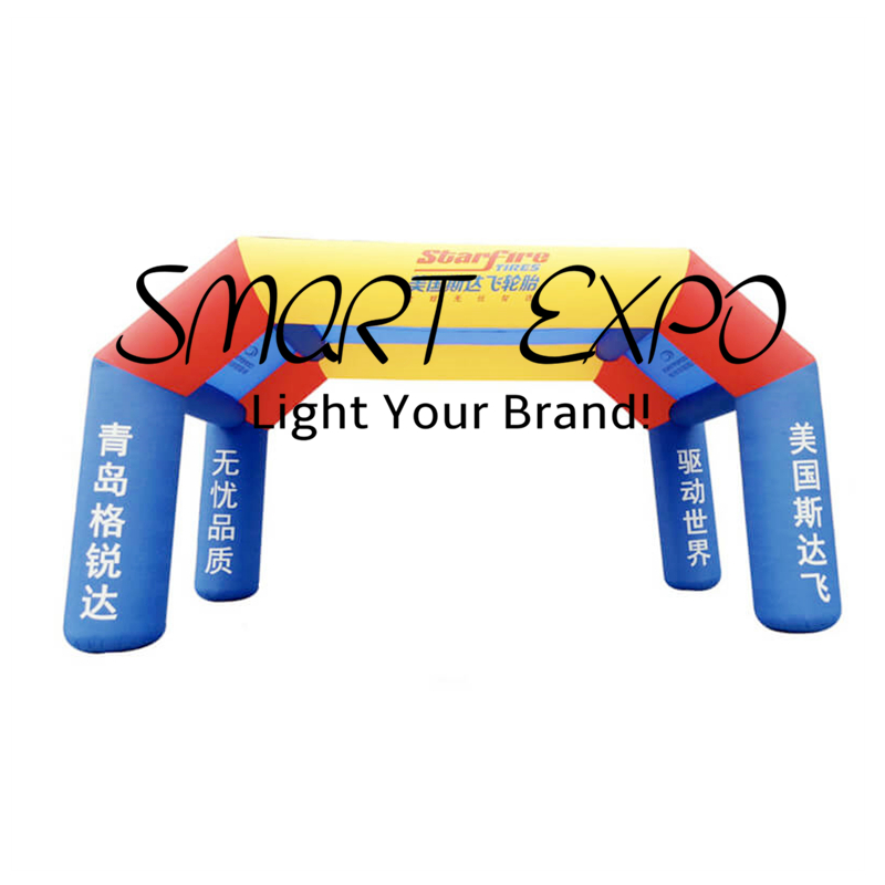 Inflatable Arch Tents W15 x H7.8 M for Promoion Event and Sports with Custom Logo Printing Base Blower