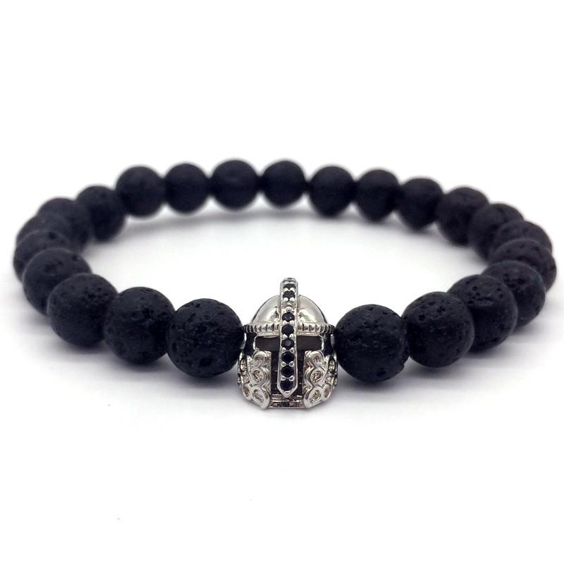 Beaded, Strands Helmet Bracelet Men 2021 Fashion Punk Pave Cubic Zirconia Lava Stone Beaded For Jewelry Gift
Beaded, Strands Helmet Bracelet Men 2021 Fashion Punk Pave Cubic Zirconia Lava Stone Beaded For Jewelry Gift