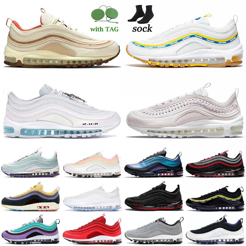 97 97s Running Shoes Mens Womens Mschf Lil Nas x Satan Luke inri jesus UNDEFEATED UNDFTD White Sean Wotherspoon Off Gym Red Sports Sneakers Trainers, B49 rainbow 36-40
97 97s Running Shoes Mens Womens Mschf Lil Nas x Satan Luke inri jesus UNDEFEATED UNDFTD White Sean Wotherspoon Off Gym Red Sports Sneakers Trainers, B49 rainbow 36-40