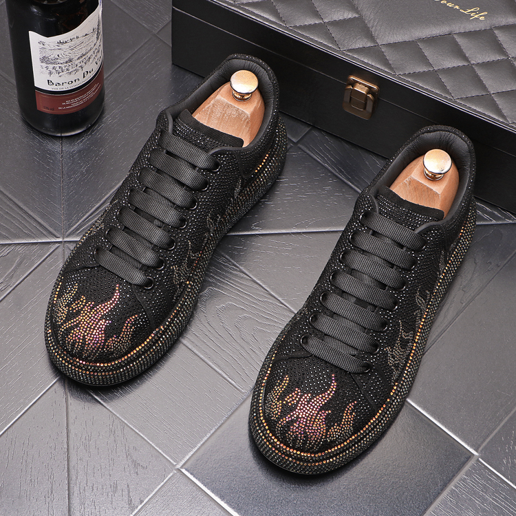 Men Glitter Rhinestone Shoes New Mens Fashion Casual Flats Men's Designer Dress Shoes rivet Loafers Male Platform Driving Shoe 38-44, Black green
Men Glitter Rhinestone Shoes New Mens Fashion Casual Flats Men's Designer Dress Shoes rivet Loafers Male Platform Driving Shoe 38-44, Black green