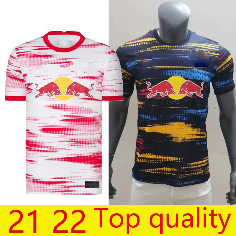 Thai quality 21/22 RBL soccer jerseys POULSEN FORSBERG 2021 2022 Bundesliga SABITZER ADAMS OLMO Men kids kits camisetas de fútbol Football shirt pants Training
