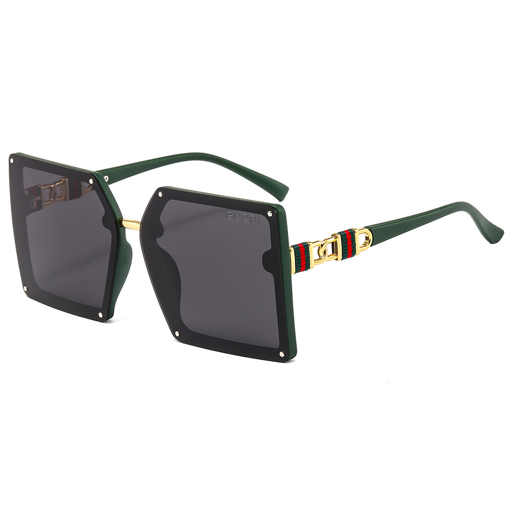 2021 new G Family Fashion Sunglasses Green Red Green leg box polarized women's sunglasses cucci glasses, White;black
2021 new G Family Fashion Sunglasses Green Red Green leg box polarized women's sunglasses cucci glasses, White;black