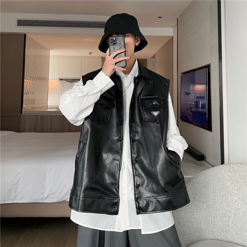 21ss classic hip hop mens vest warm comfortable higher collar high quality silk Leather padded winter outdoor sports small label jacket, Black
21ss classic hip hop mens vest warm comfortable higher collar high quality silk Leather padded winter outdoor sports small label jacket, Black