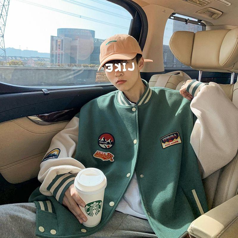 Men's Jackets Extra-large Size Jacket For Men Women Korean Oversize Hip Hop Baseball Uniform Hong Kong Style Casual All-match Cool Punk, Black;brown
Men's Jackets Extra-large Size Jacket For Men Women Korean Oversize Hip Hop Baseball Uniform Hong Kong Style Casual All-match Cool Punk, Black;brown