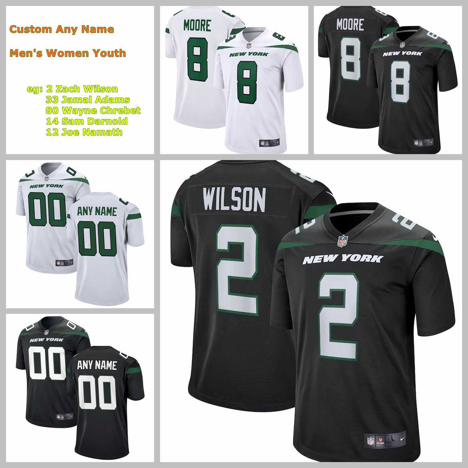 2021 American Football Jerseys New York Jets Custom Jersey Joe Flacco Le'Veon Bell Curtis Martin Alijah Vera-Tucker Sam Darnold Wayne C, Black;red
2021 American Football Jerseys New York Jets Custom Jersey Joe Flacco Le'Veon Bell Curtis Martin Alijah Vera-Tucker Sam Darnold Wayne C, Black;red
