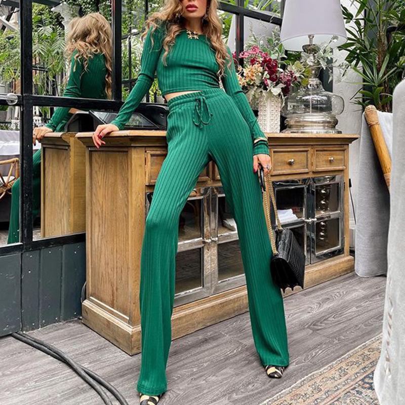 Women's Two Piece Pants Autumn Winter Slim Knit Top And Set Women Long Sleeve Crop Tops Elastic Waist Trousers Fashion Womens Tracksuit, White
Women's Two Piece Pants Autumn Winter Slim Knit Top And Set Women Long Sleeve Crop Tops Elastic Waist Trousers Fashion Womens Tracksuit, White