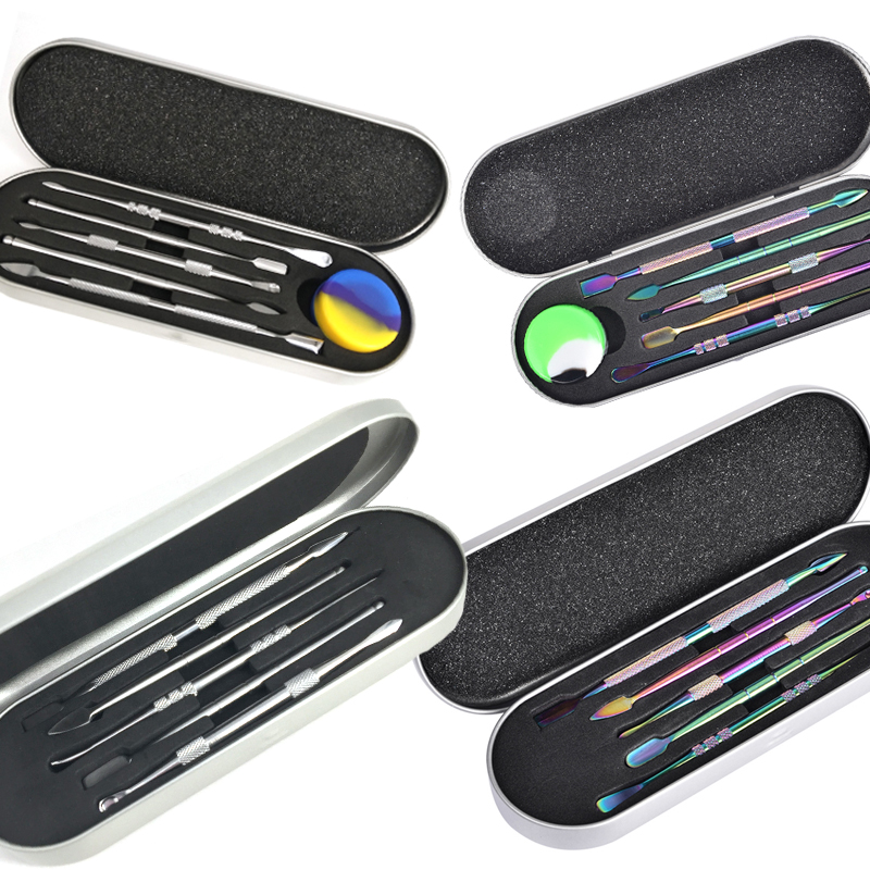 Wax Dabber Tool Kit Set Tank Stainless Steel Dab Tools Bag with Silicone Box Jar Smoking Accessory for Dry Herb Tobacco Water Bong
Wax Dabber Tool Kit Set Tank Stainless Steel Dab Tools Bag with Silicone Box Jar Smoking Accessory for Dry Herb Tobacco Water Bong
