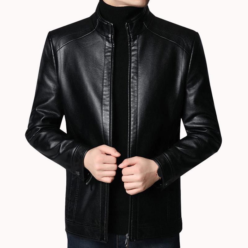 Men's Leather & Faux Brand Men Jacket 2021 Spring Fall Soft Jackets For Man Clothing Long Sleeves Coat Fashion Korean Style Thin, Black
Men's Leather & Faux Brand Men Jacket 2021 Spring Fall Soft Jackets For Man Clothing Long Sleeves Coat Fashion Korean Style Thin, Black