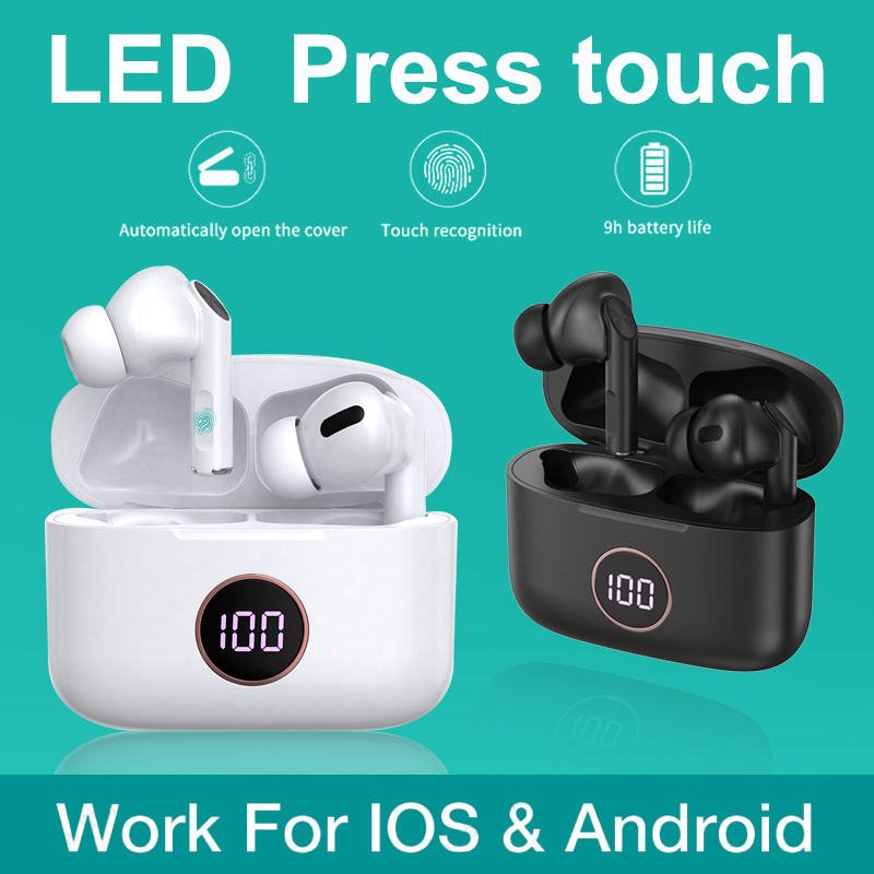 for airpoddings pro 3 LED display press touch TWS wireless Earphone Bluetooth headset 300mAh charging box for Apple ios Android
for airpoddings pro 3 LED display press touch TWS wireless Earphone Bluetooth headset 300mAh charging box for Apple ios Android
