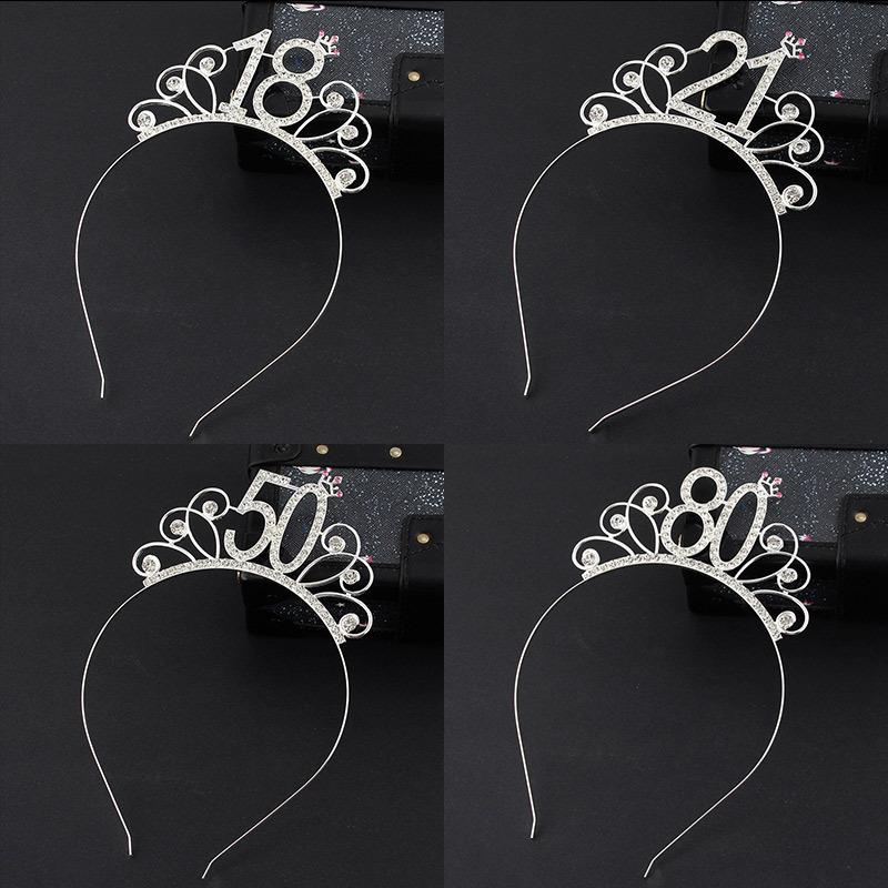 Hair Clips & Barrettes Birthday Party Decoration Girls Adult Gifts Rhinestone Hoop Gift Bachelor 30th/40th Crown Hairband, Golden;silver
Hair Clips & Barrettes Birthday Party Decoration Girls Adult Gifts Rhinestone Hoop Gift Bachelor 30th/40th Crown Hairband, Golden;silver
